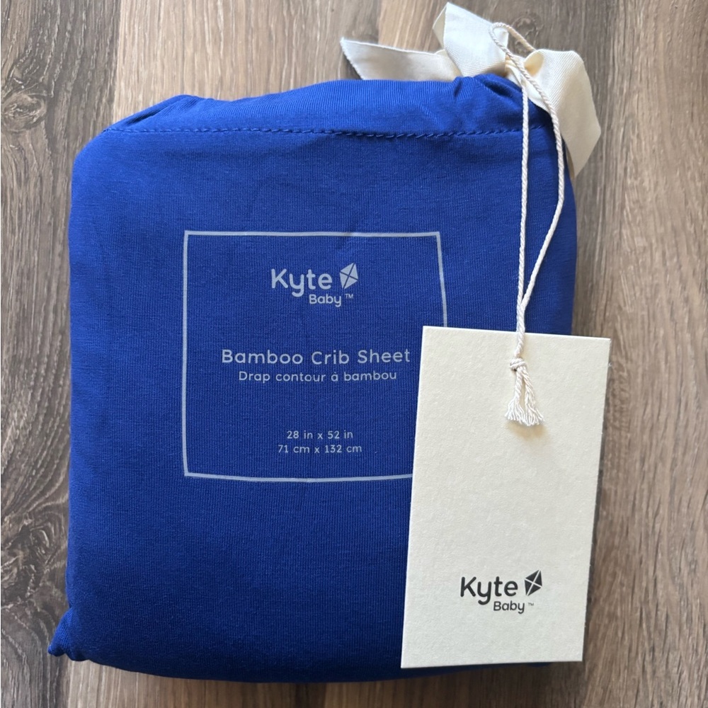 Kyte BABY Bamboo Crib Sheet - Royal Blue